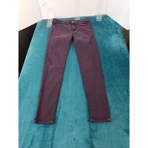 American Eagle Jeans Size 4 Womens Purple Pants Stretch Ladies Mid Rise Jegging